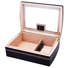 CLJ-LJ Vetro Tetto apribile Cassetta Elettronica igrometro Cigar Humidor