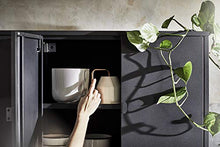 Armadio BROR con 2 ante 76x40x66 cm nero