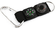 SaySure - Compass Thermometer Keychain Key Chain Outdoor