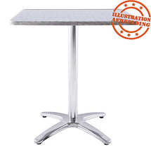 Alterego – Vassoio di tavolo 'Barca' Quadrato 70 x 70 cm acciaio inox