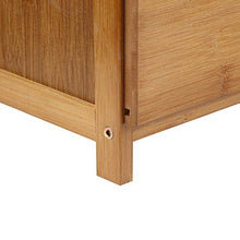 Dioche Comodino in bambù con 3 cassetti, adatto a qualsiasi letto e camera da letto, 36 x 31 x 40 cm
