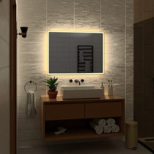 Alasta Specchio LED Retroilluminato | 140x100cm | Boston | Specchio LED Retroilluminato da Bagno | Bianco Caldo A++