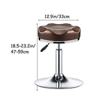 FACC Sgabello Girevole Regolabile, Sgabelli da Bar Moderni, Sgabelli da Bar Regolabili, Pelle PU E Sedile Rotondo, per Casa, Cucina E Ristorante