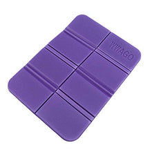 JIFeng - Mini tappetini pieghevoli per sedersi leggeri, per campeggio, picnic, accessori per la casa, colore: Viola