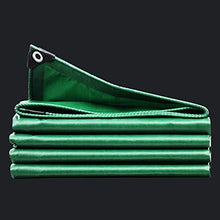 Telone in Tela Cerata Resistente Impermeabile con Telo Cerata Verde Resistente, Copertura in Tela Cerata di qualità Premium con Occhielli per Mobili da Giardino, Piscina, Auto, Camion (Size : 5 * 7M)