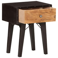 vidaXL Comodino 40x30x50 cm in Legno Massello di Recupero