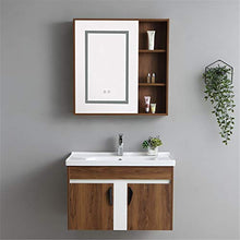 Honglimeiwujindian Armadio a Muro con Specchio Mobile da Bagno Semplice da Parete Balcone Balcone Ceramica Cabinet Basin Bagno Mobile Bagno Combinazione Armadio Mobili Contenitori