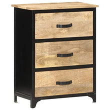 vidaXL Cassettiera 60x30x75 cm in Legno Massello di Mango