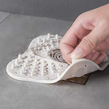 Huante - Set di 2 tappi per lavabo da cucina per la casa, per lavabo, per lavabo e lavabo, colore bianco e nero