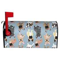 Bulldog francese, design unico, per cassetta delle poste, per giardino, giardino, cortile, dimensioni standard, 53 x 45 cm