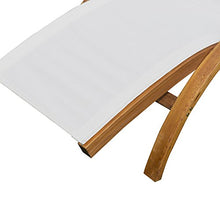 Outsunny Sedia a Sdraio Relax Lettino Prendisole Giardino Esterno Legno 161 × 72 × 68cm