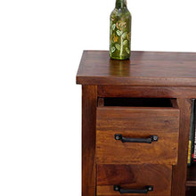 Fab Furnish - Credenza vintage con 3 cassetti e ripiano rimovibile