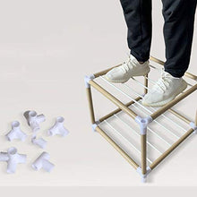 JJZXT Staccabile Armadio Steel Frame Addensare Bold Doppio Pieghevole Completa Hanging Tessuto Semplice Bagagli Economia Cloth Armadio