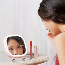 WM Specchio Il Trucco LED Creativo Bluetooth Audio Beauty Beauty Mirror Home Bedroom Dressing Light Mirror Sound mirror-10.24 (Color : Pink)