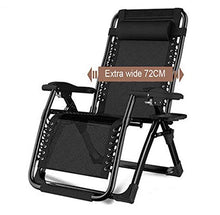 Azyq Cuscino Sedie Zero Gravity Sedia Oversize Zero Gravity per Persone Pesanti, Lettino Prendisole Reclinabile Extra Largo per Prendere il Sole in Spiaia, Supporto 440 Libbre