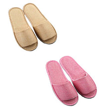 Black Temptation Pantofole per Hotel da 6 Paia Pantofole da Bagno monouso con Punta Aperta, Cachi e Rosa