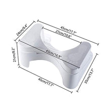 LTINN Sgabello per WC a gradini, Design con Regolazione dell'altezza a 3 Strati, WC con Sgabello a Gradino, Compatto e Pratico, Design Antiscivolo, Sgabello Tozzo Dengzi