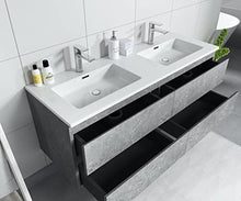 Mobili da bagno Angela 140cm Grigio - armadio mobiletto lavabo Mobili Armadietto