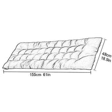 eewopjkj Cuscino per Lettino Supporto per Schienale Alto Addensare Cuscino per Sedia Relax Extra-Large Cuscino reclinabile Cuscini per Sedia a Dondolo Cuscini da Giardino-burdy-a 48x155cm