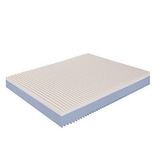 AILIME SRL Materasso Top Una Piazza e Mezza 120x200 Memory + waterfoam h 25 cm Rivestimento Bayscent MiaSuite