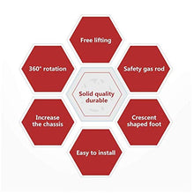 AGGF Sgabello da Bar Sgabello da Bar Sedia Girevole Circolare Sedia da Bar Sollevamento Idraulico Sgabello da Bar Regolazione Semplice Stile Semplice Materiale ABS Sedile Domestico 360 °; Rotazio