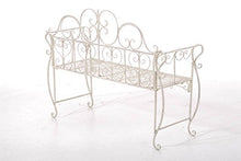 Mendler Panchina Stile Romantico CP029 46x128x94cm Marrone Antico