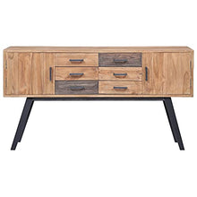 vidaXL - Beistellschrank 140 x 30 x 75 cm Massivholz Teak