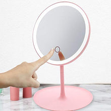 Specchi per Trucco LED LED Vanity Light Specchio cosmetico Dormitorio Pieghevole Portatile Beauty Desktop Controsoffitto Touch Screen Mirror