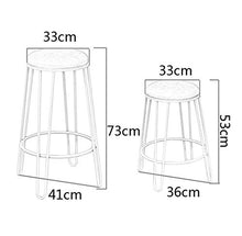ZEH Sedia da Pranzo, Sedia for braccioli, Seggiolone, Seggiolone, Sedie a Sgabello Precise Bar Sgabello da Bar Cucina Cucina Home Breakfast Bistro Pub Cafe Altezza Piedi S FACAI