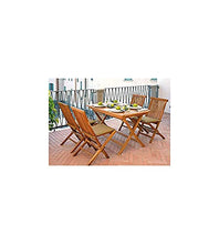 SEDIA DA GIARDINO PIEGHEVOLE IN TEAK