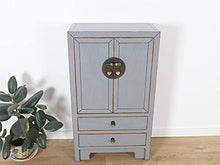 Yajutang Cassettiera cinese 28 cm profondità orientale/asiatica grigio