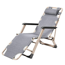 LIYANJJ Sedia da Giardino Pieghevole da Giardino con Sdraio Regolabile reclinabile Pieghevole Portatile