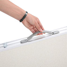 Huazhang - Tavolo pieghevole multiuso portatile, 120 x 60 x 170 cm, colore: Bianco