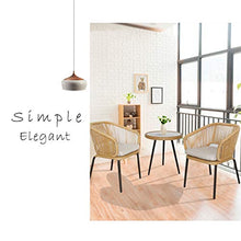 Sedia in Rattan Sedie da Pranzo Poltrona Poltrona per Terrazza Giardino Balcone Esterno