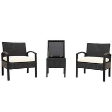 WYLZLIY-Home Set Mobili da Giardino Set Mobili da Esterno Mobili da Giardino 2 Posti Tavolino da caffè 2 Poltrone Set da Pranzo per Esterno per Patio Lounge Balcone Terrazza