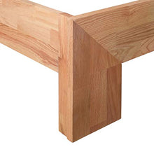 BIGTO - Struttura per letto in legno di rovere massiccio, per camera da letto, 160 x 200 cm