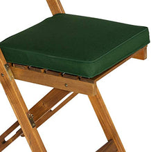 Deliano - Set da balcone Kreta, in acacia con cuscini, pieghevole, 2 sedie e 1 tavolo rotondo