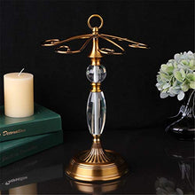 Portabicchieri da vino in metallo da tavolo con 6 ganci, elegante stemware rack girevole per bicchieri di vino, stendibiancheria, per bar, cantina, cantina, dispensa per cucina