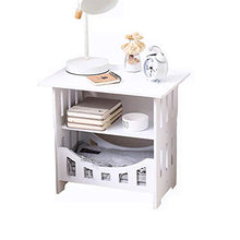 N / B Piccolo alloggiamento alloggiamento Comodino, Moda, Comodino, Design Semplice, Robusto, Bianco