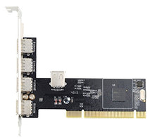 SaySure - 1Pcs 5 Ports USB 2.0 USB2 PCI Card Controller Adaptor Converter