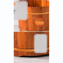 YLL Canna per pediluvio Elm Footbath Piedi Vasca - Piedi ammollo Secchio, Robusto Legno Barile, Adatto for Spa, Massaggi, Sauna (27 Centimetri Alto)