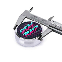 Stay Rad - Contenitore rotondo per pillole a 3 scomparti, in metallo, per medicina e vitamina