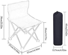 LLSS Sedie Portatili Heavy Duty 130 kg di capacità, Sedia da Esterno Portatile Poltrona reclinabile per mobili da Esterno Pieghevole