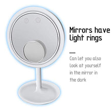 Specchio per Il Trucco PortatileSpecchio A LED per Trucco Specchi con Luce A LED Vanity 5X con Luce A LED Forma E Design Moderni
