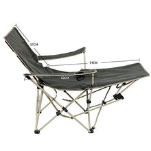 XIAOLY Sedia da Spiaggia/Sedia Pieghevole Multifunzione/Poltrona Reclinabile, Pieghevole Portatile, Adatta per Giardino, Spiaggia, Pesca, Campeggio,Green