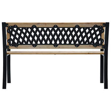 OUSEE Panchina da Giardino 120 cm in Legno