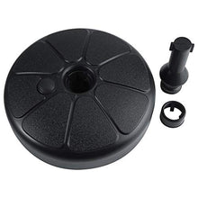 Yosoo - Supporto per ombrellone in plastica, forma rotonda, per esterni, patio, cortile, giardino