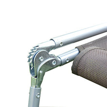 homcom Outsunny Sedia a Sdraio Lettino Reclinabile da Giardino Spiaggia Piscina 182x56x24,5cm caffè