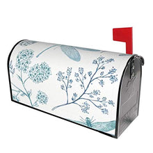 Copertura magnetica per cassetta postale con animali libellula e animali selvatici, design unico, per giardino, cortile, dimensioni standard, 53 x 45 cm
