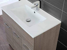 Mobile Da Bagno Composizione Bagno 80Cm Rovere Scuro